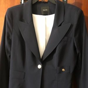 Smythe classic blazer with tail cut-out
